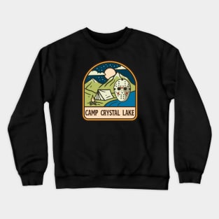 Camp Crystal Lake Badge Crewneck Sweatshirt